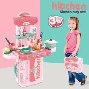 New 31Pieces Kitchen Play Set 3in1 for Age 3+
